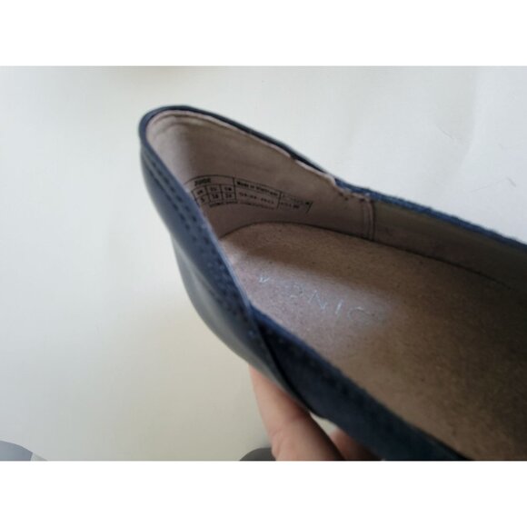 Vionic Women Judy Orthotic blue Mary Jane size 7.5 New Wedge Comfort Slip On - Picture 5 of 9